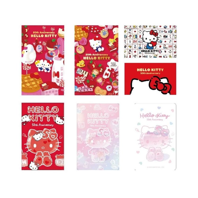 HELLO KITTY50TH悠游卡 - 造型悠游卡/交通卡 - 其他材质 
