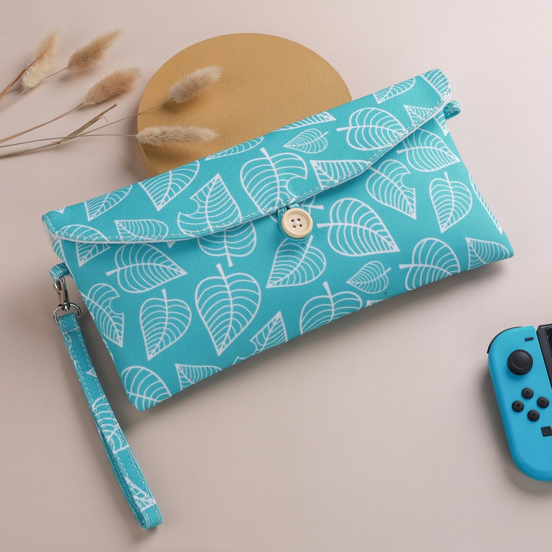 防水Nintendo Switch收纳包 防撞包 掌机包 保护袋-深灰/浅灰 - 数码小物 - 其他材质 绿色