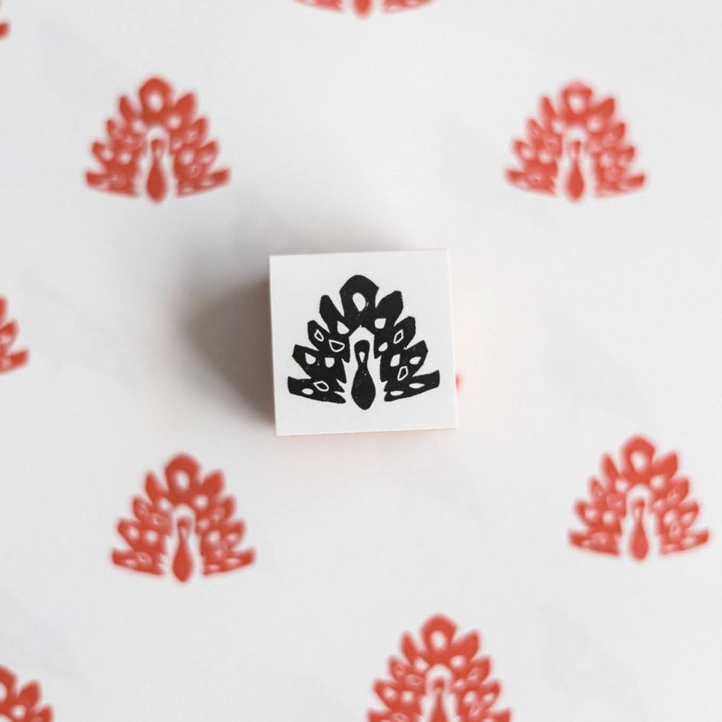 孔雀印章 / 艺廊系列 - 印章/印台 - 木头 