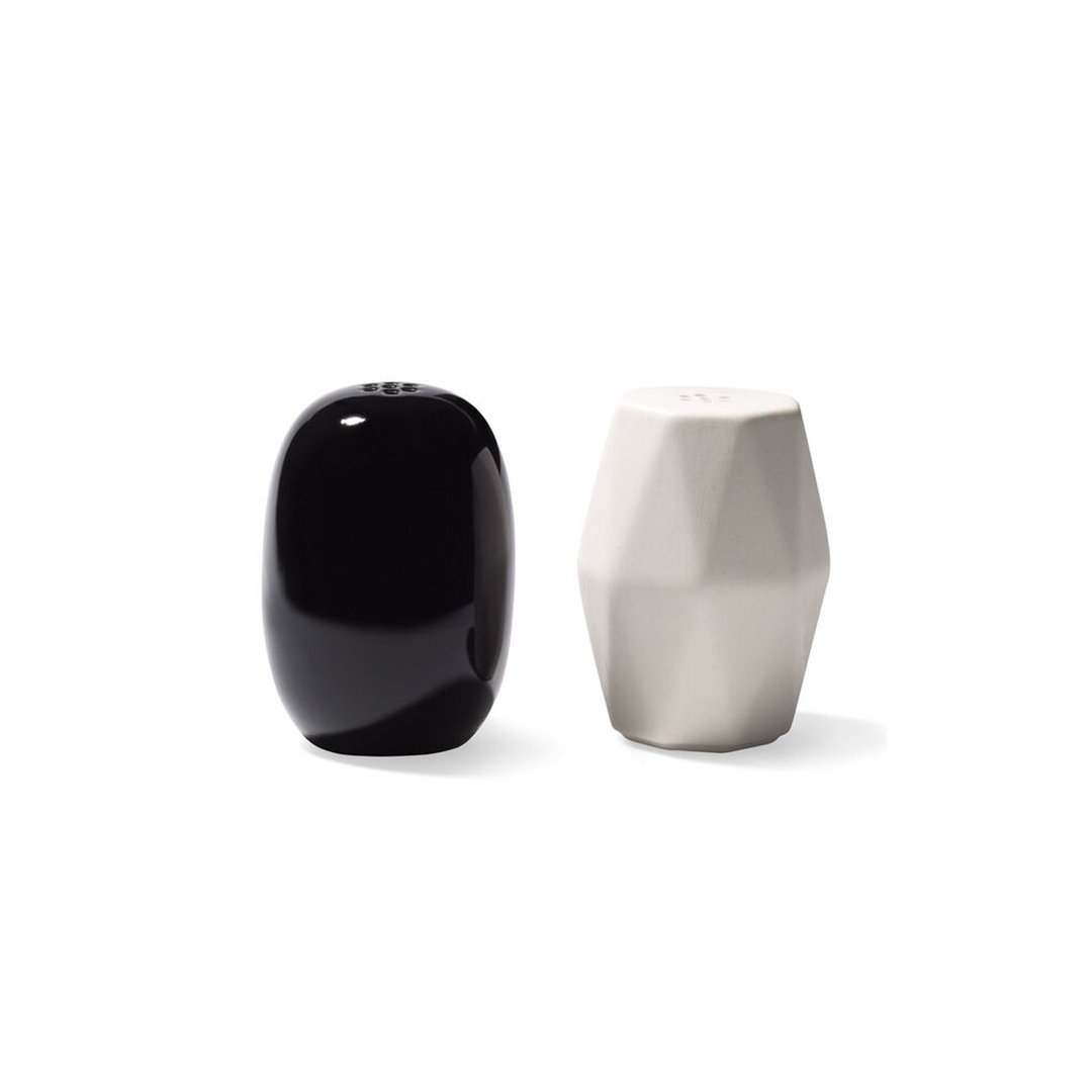 美国 MoMA 陶瓷盐椒罐  Elements Salt & Pepper Shakers 两件套 - 调味罐/酱料瓶 - 瓷 黑色