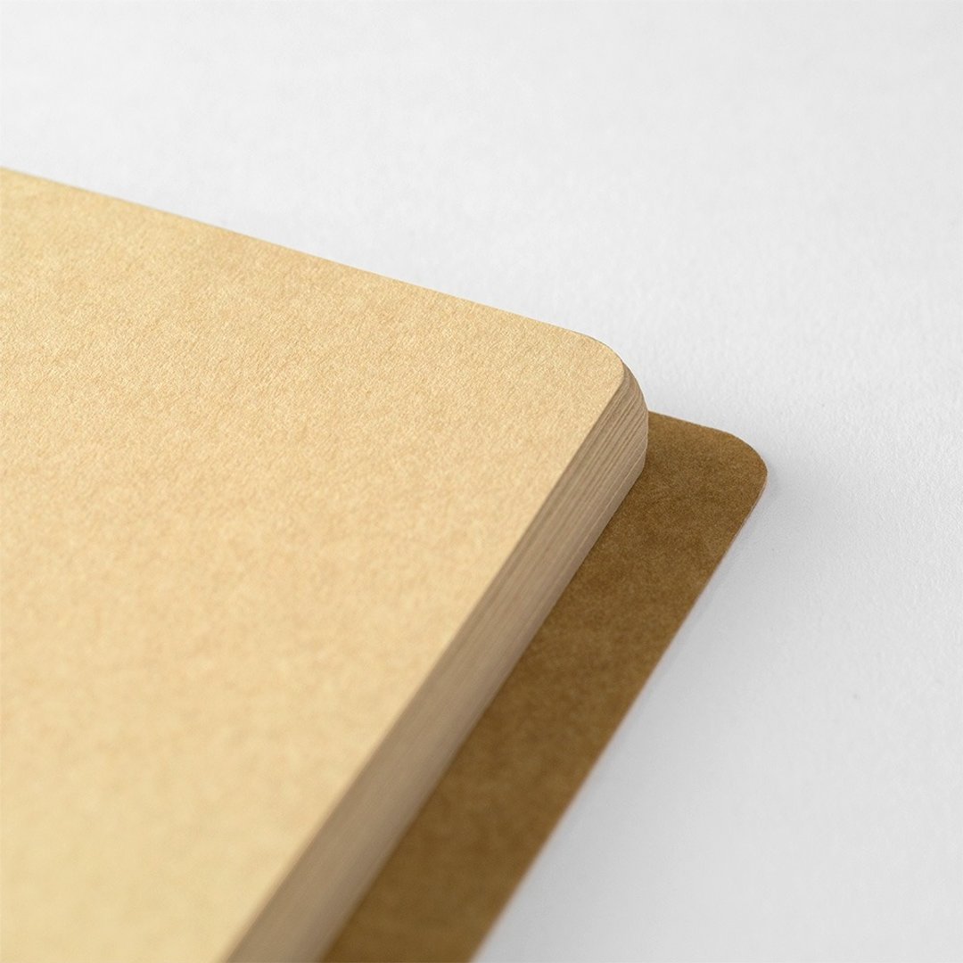 Spiral Ring Notebook A5 Slim - 牛皮 - 笔记本/手帐 - 纸 卡其色