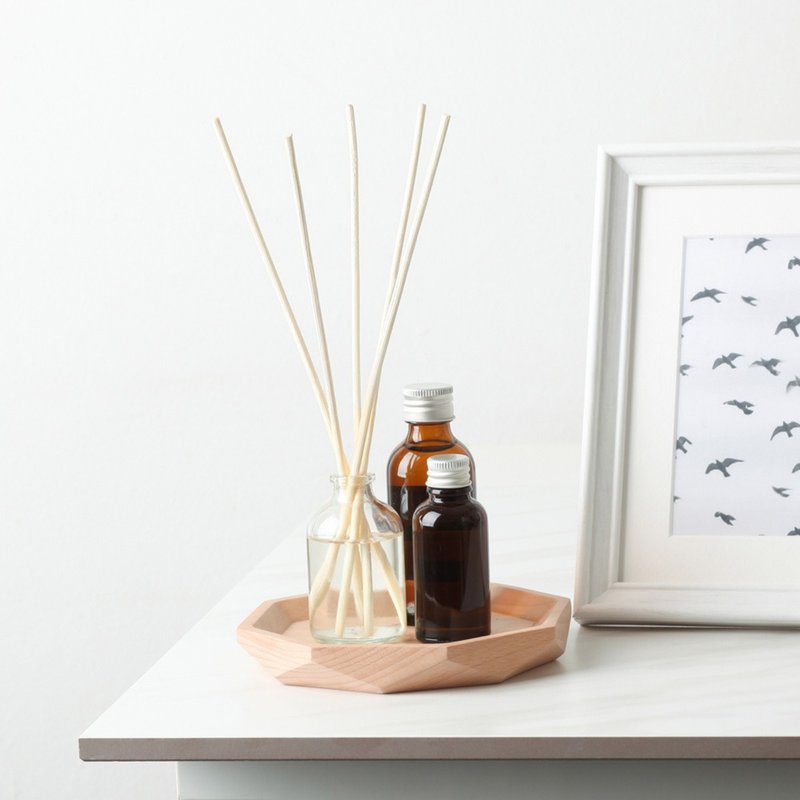 Pana Objects 纯粹几何-收纳盘(S) - 浅碟/小碟子 - 木头 咖啡色