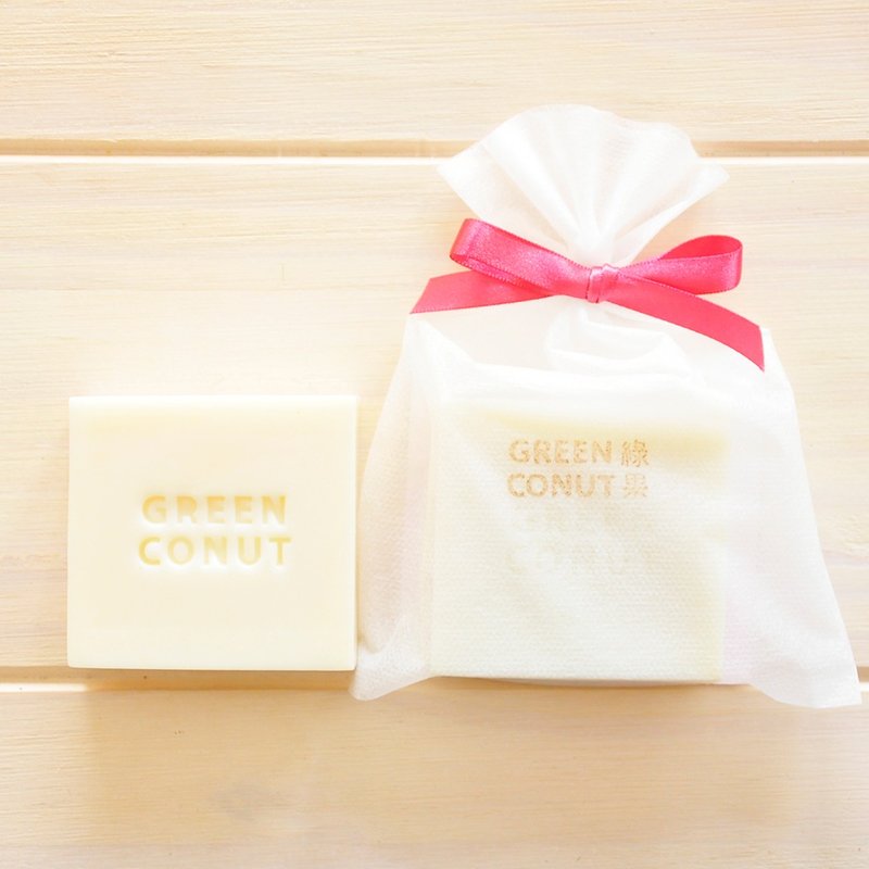 环保自用2入 珍珠嫩白玫瑰皂 珍珠和有机玫瑰纯露添加 柔嫩呵护 - 沐浴用品 - 其他材质 白色