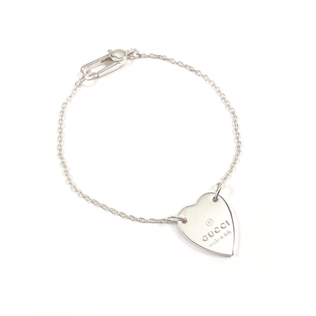 【日本直送 二手美品】GUCCI 古驰 手链 Trade Mark Heart 银 925 配件 珠宝 抛光翻新 - 手链/手环 - 纯银 银色