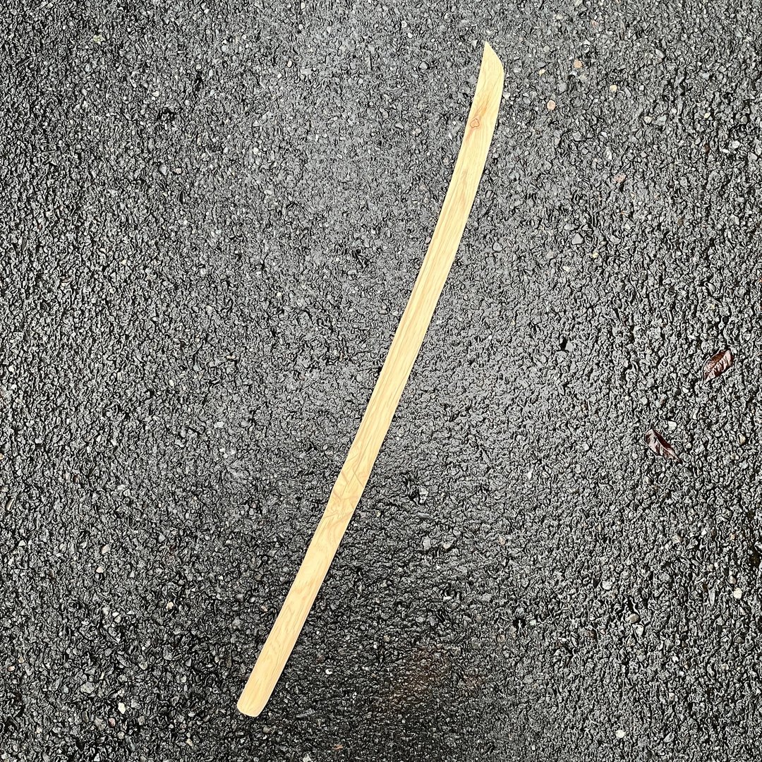 我贩剑　试用型妖刀　式试光见　艺术木刀　日本刀　魔剑 - 摆饰 - 木头 卡其色