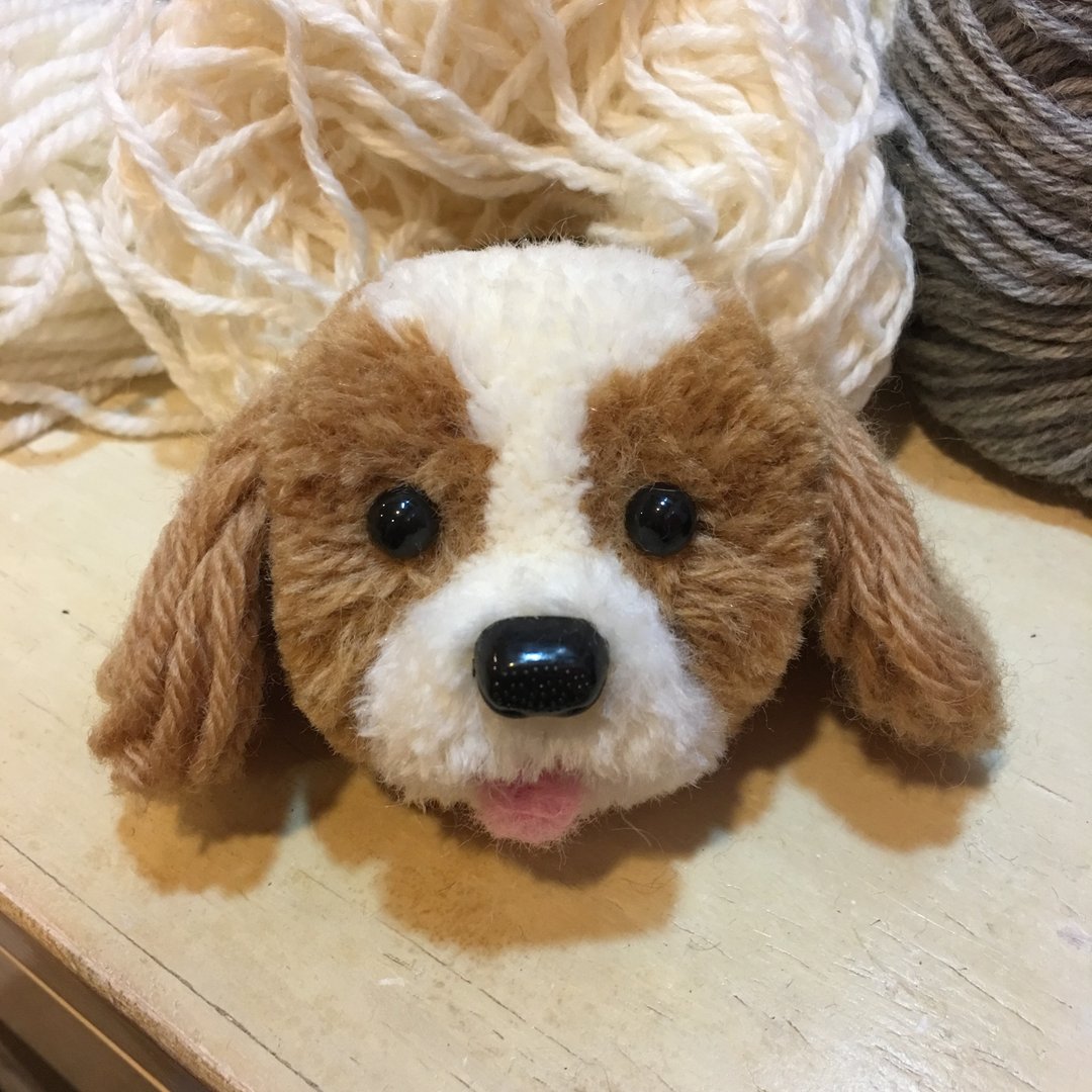 纯手工制作查理士猎犬钥匙圈 - 钥匙链/钥匙包 - 羊毛 