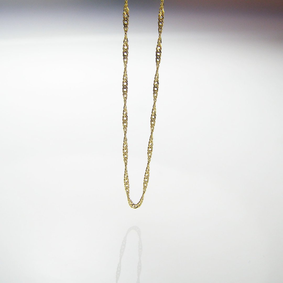 14K K金项链 水波链 - 项链 - 贵金属 