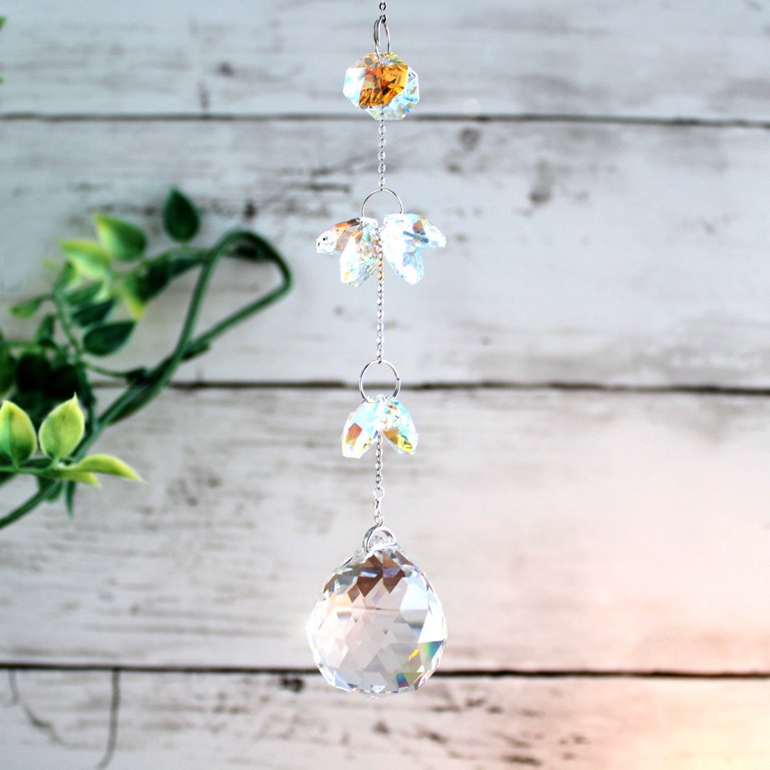 Octagon full sun catcher - 摆饰 - 玻璃 透明