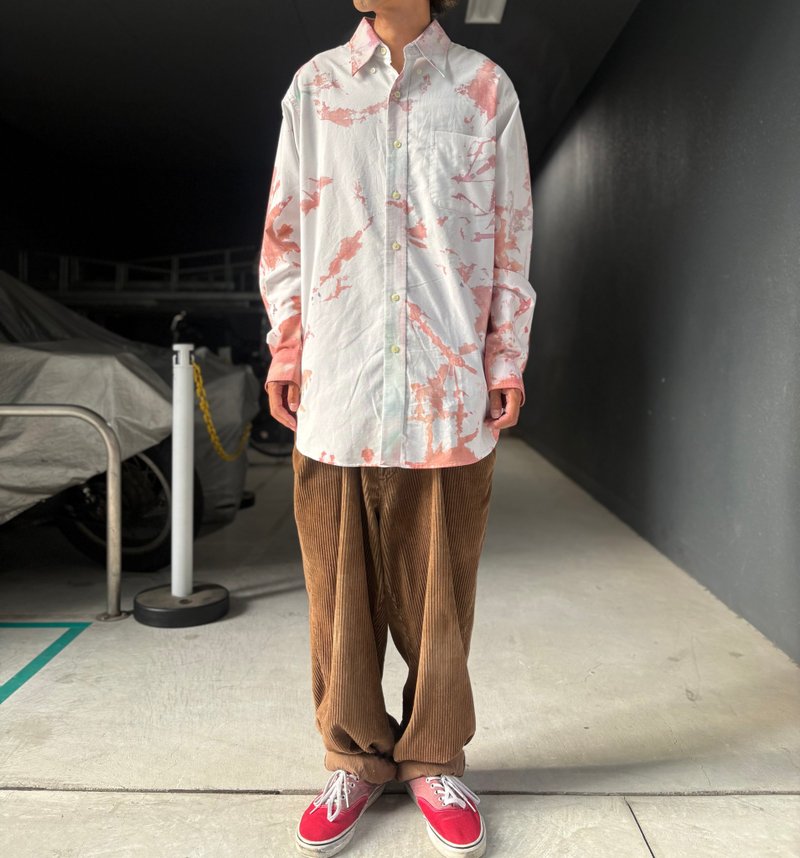 扎染衬衫 - 男装衬衫 - 棉．麻 