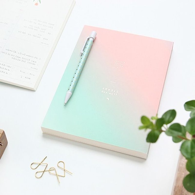 Dessin-Livework-手帐年历-万年历渐层系日志(四个月)-鼠尾草,LWK34988 - 笔记本/手帐 - 纸 粉红色