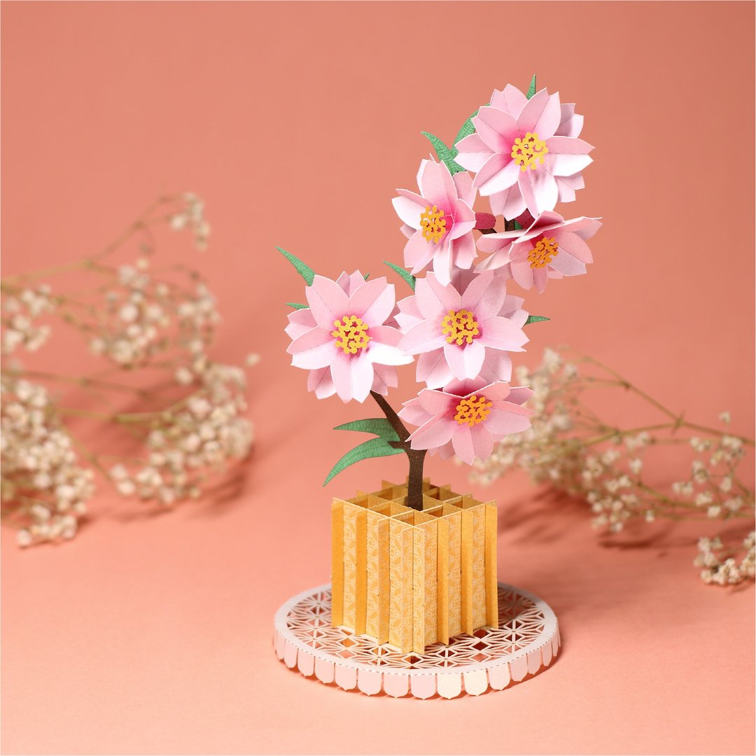 樱花 - POSTalk 艺术光影模型 (LM-31) 新年摆设、年花 - 卡片/明信片 - 其他材质 多色