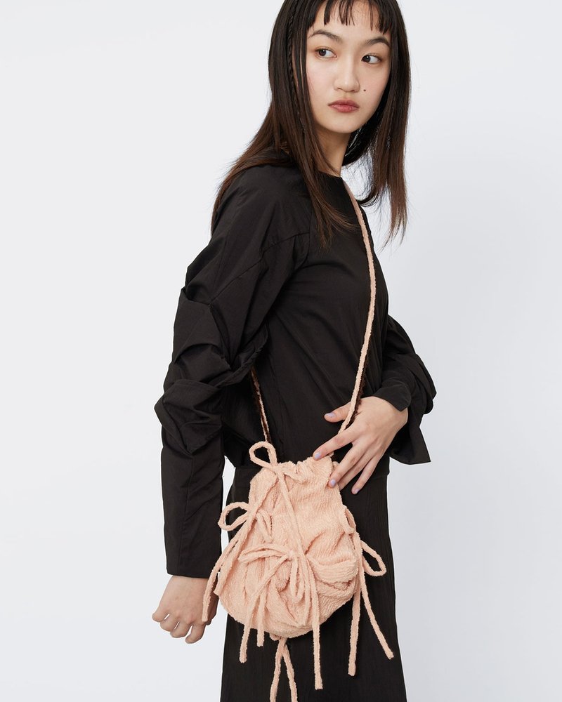 Pair Bag Mini - 粉橘 - 侧背包/斜挎包 - 聚酯纤维 橘色