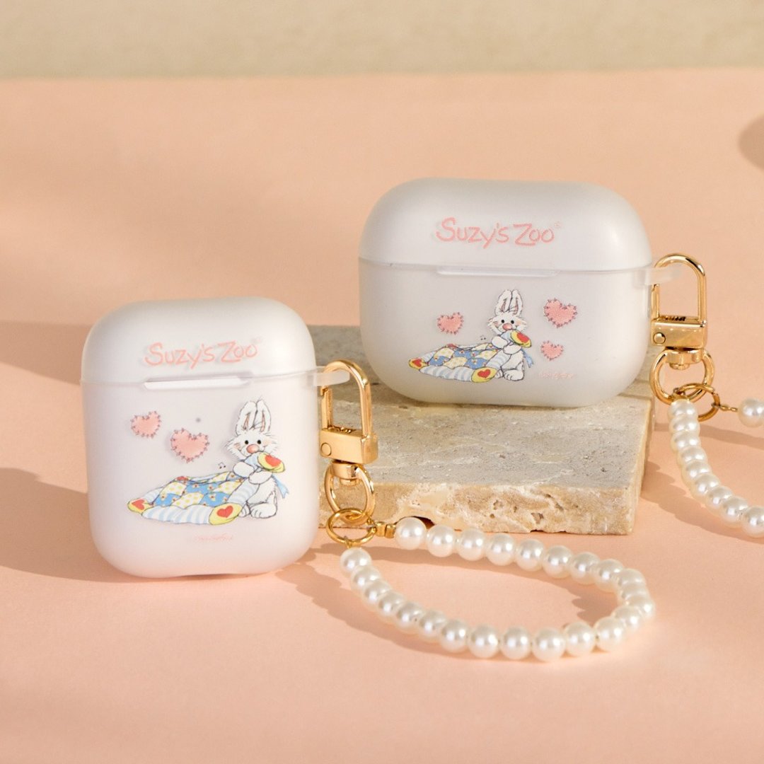 Suzy's Zoo Lulla与小毯毯迷雾系列AirPods保护套 - 耳机收纳 - 塑料 透明