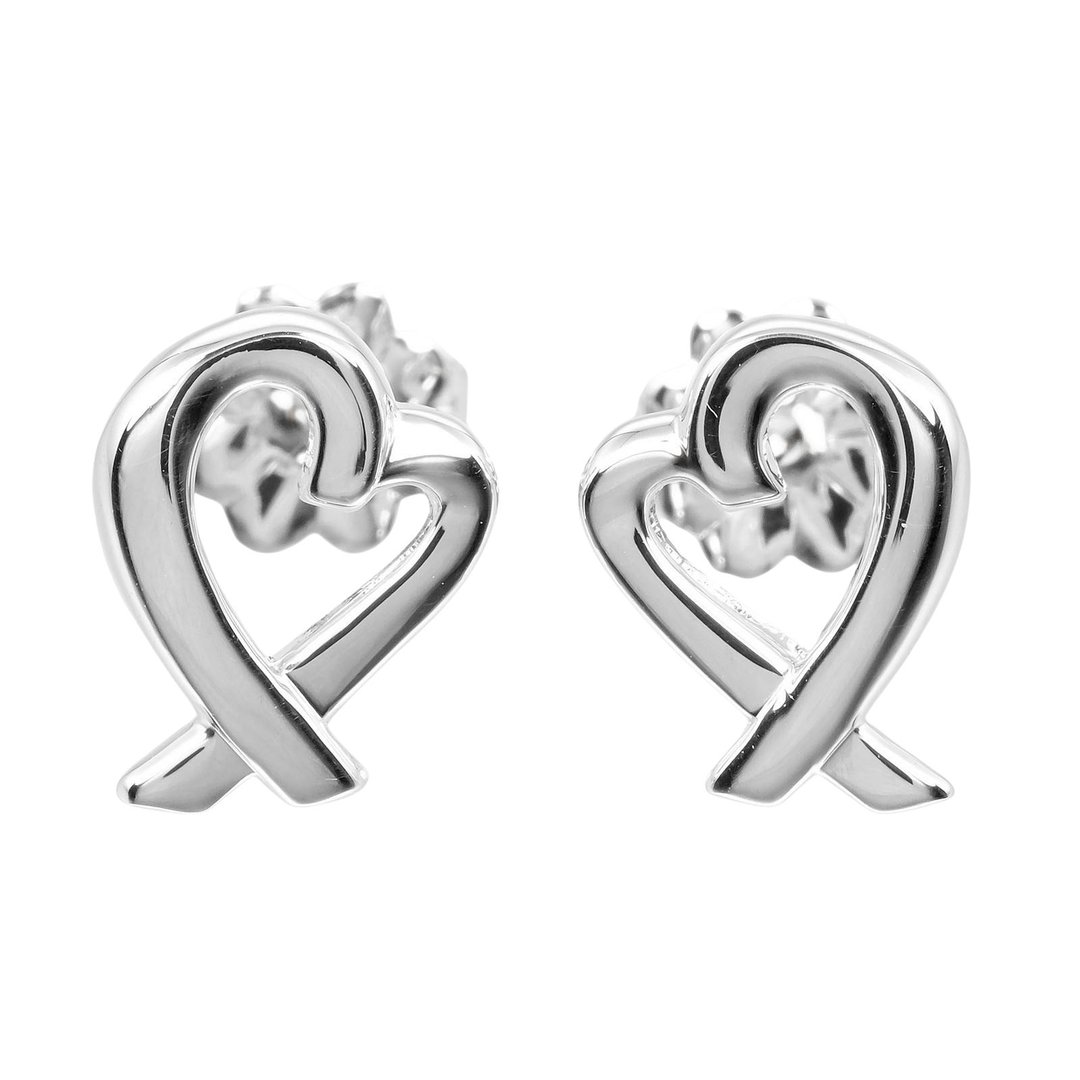 【日本直送】蒂芙尼 TIFFANY&Co. Loving Heart 耳环 银 925 约 1.5g 【二手】A 级 - 耳环/耳夹 - 银 银色