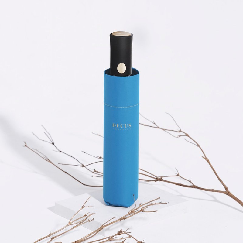 POCKET AUTO 仕幔省力自动折伞-多瑙蓝 - 雨伞/雨衣 - 聚酯纤维 蓝色