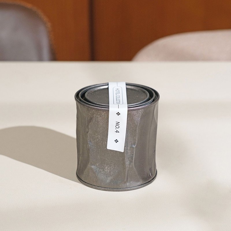 【NY LAB 纽约实验室】NY LAB香馥曲线工业风扭曲杯-乌木檀香180g - 蜡烛/烛台 - 其他材质 银色