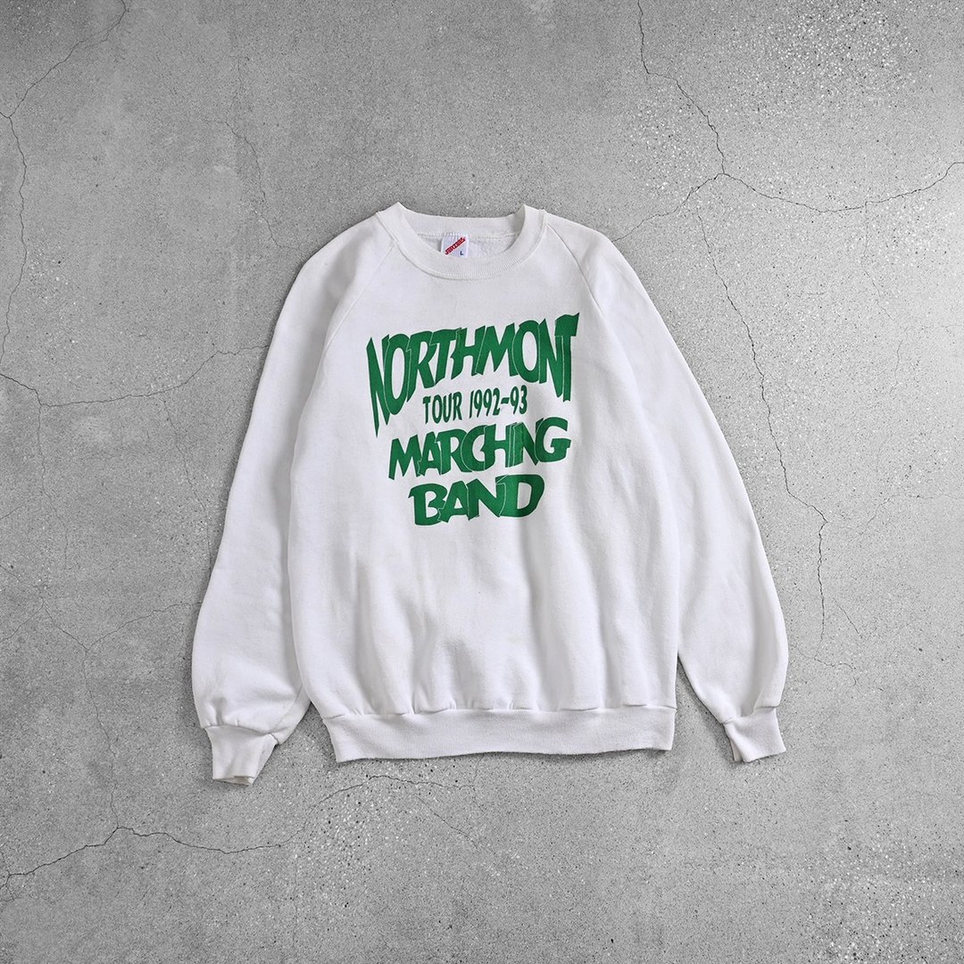 Vintage 大学Tee / 大学踢、古着大学T、大学t、卫衣、古着上衣 - 男装上衣/T 恤 - 棉 白色