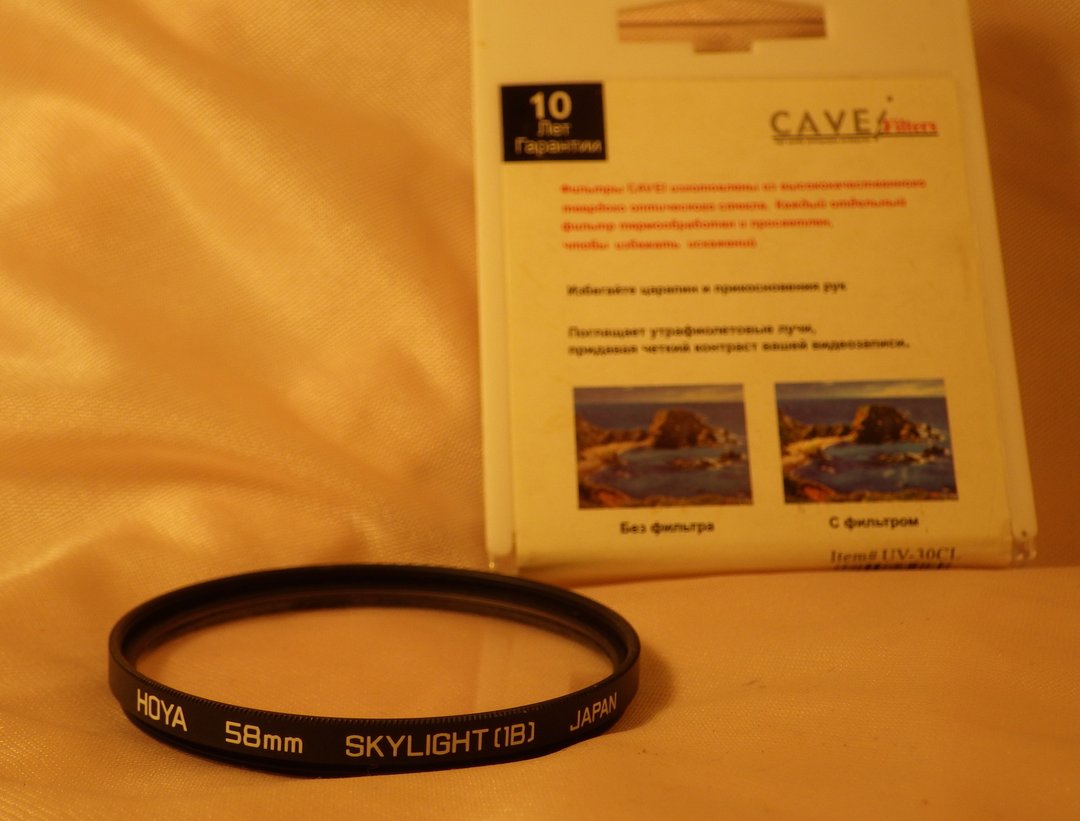 Hoya Skylight 1B 滤镜 58 毫米螺纹安装镜头盒 UV 日本 Tokina - 相机 - 玻璃 
