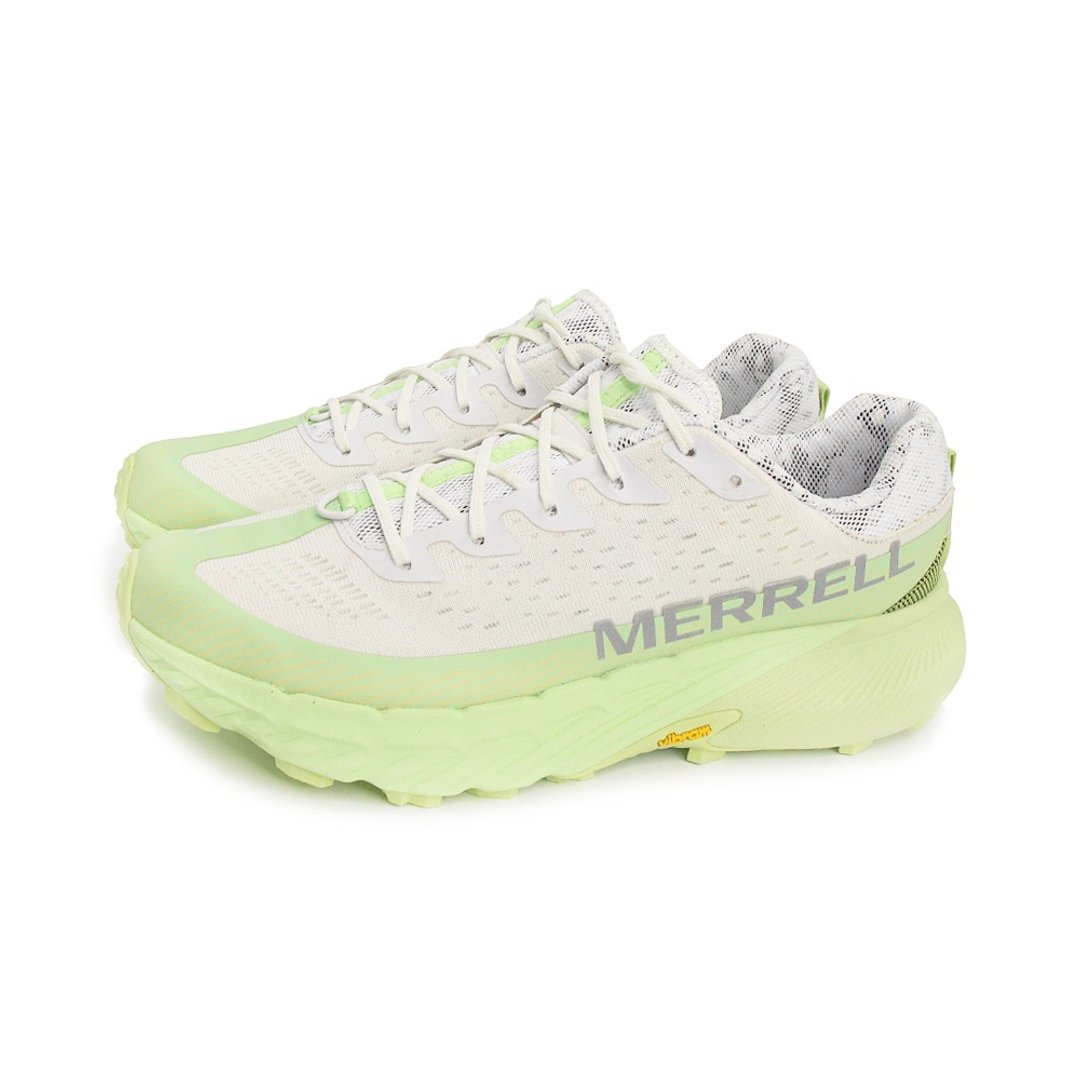 MERRELL AGILITY PEAK 5 轻量户外越野慢跑运动鞋 男鞋 - 白绿色 - 男款运动鞋/球鞋 - 其他材质 