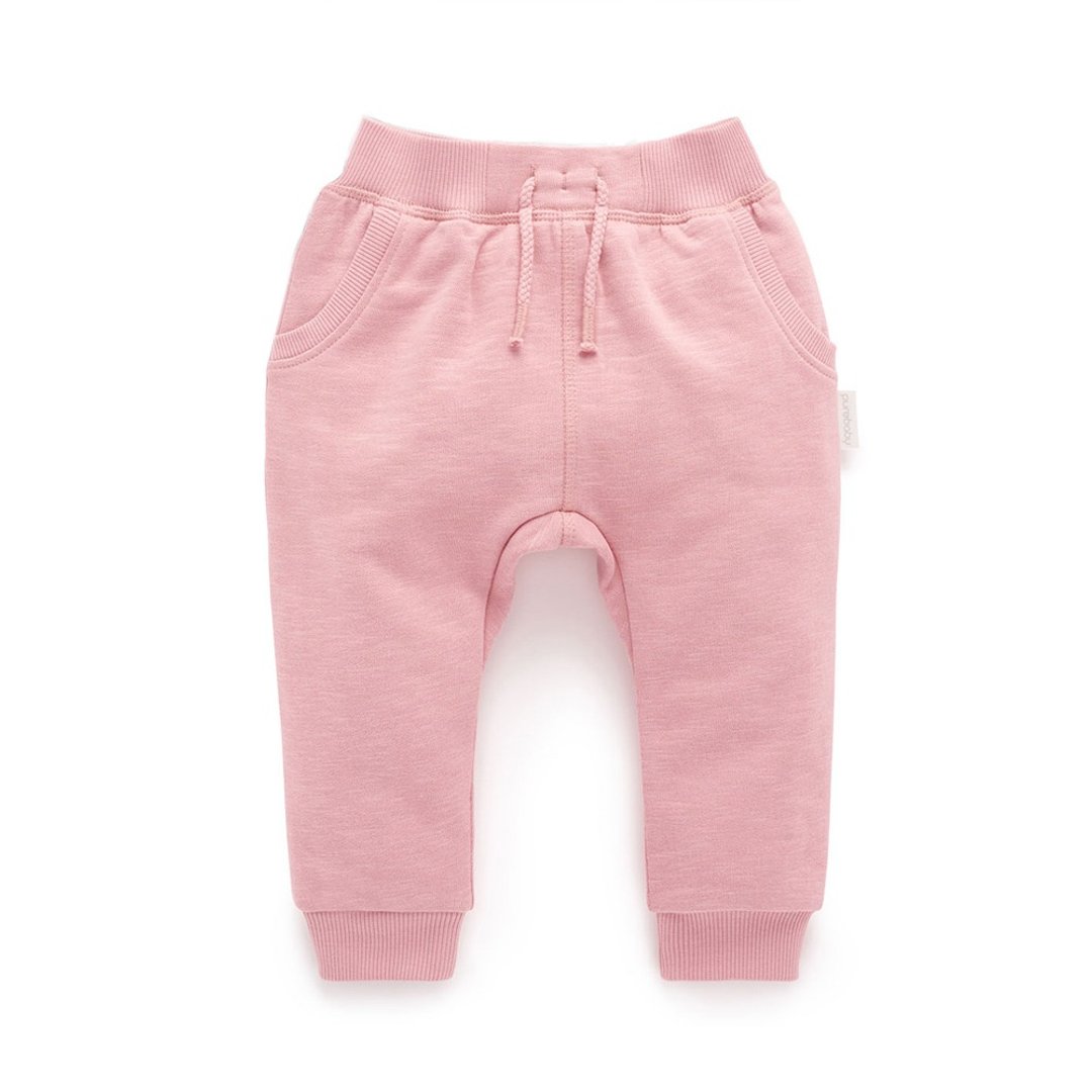 澳洲Purebaby有机棉幼童休闲长裤12M~5T  粉红 - 童装裤 - 棉 