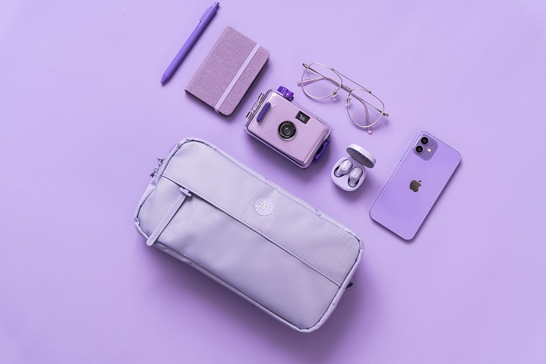 MORAL | Nova Crossbody Bag 单肩挎包 / 淡紫色 - 侧背包/斜挎包 - 环保材料 紫色
