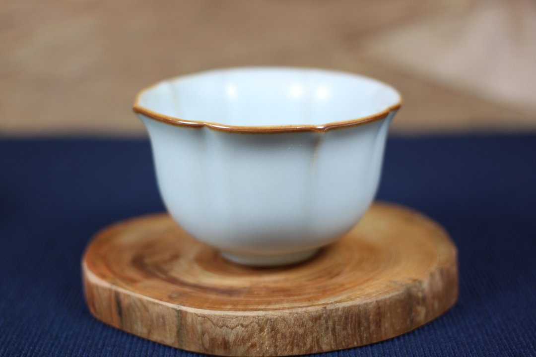 【新春贺岁】粉青汝窑 紫口开片 幸福茶杯 名家叶敏祥作品 - 茶具/茶杯 - 陶 
