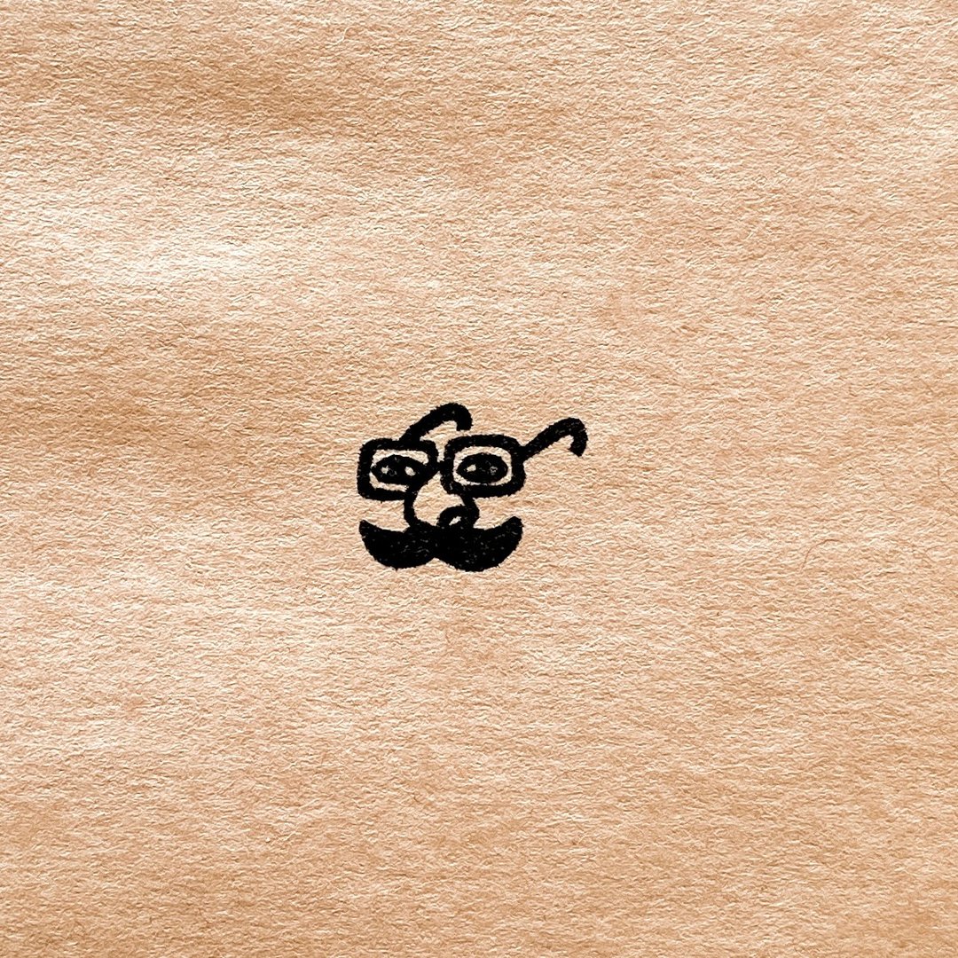 grass ・ rubber stamp - 印章/印台 - 橡胶 白色