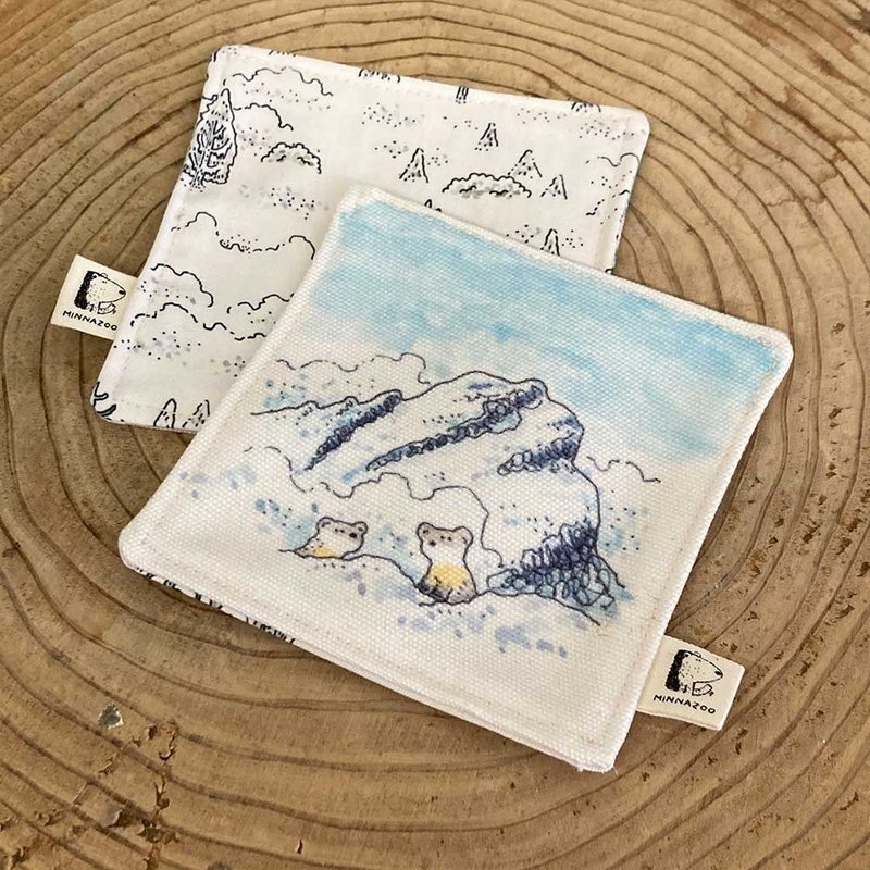 手作布质杯垫_共八款 - 杯垫 - 聚酯纤维 