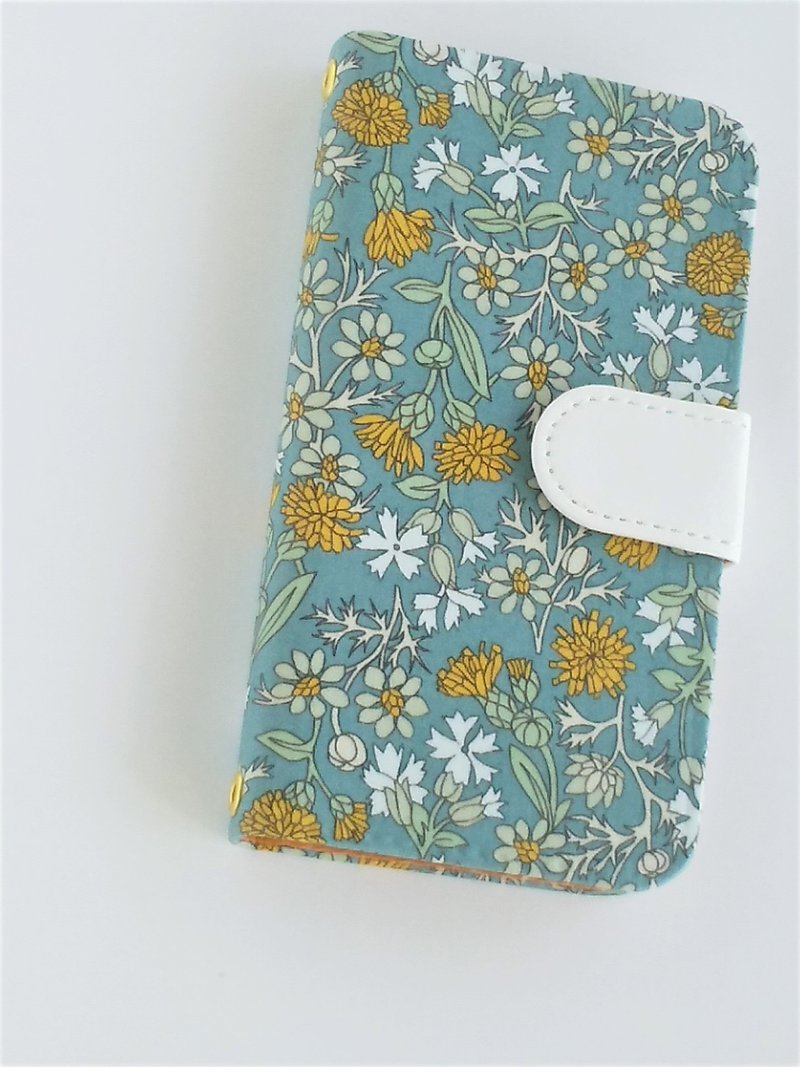 Liberty iphone 7 8 SE2 case Celadon green - 手机壳/手机套 - 棉．麻 