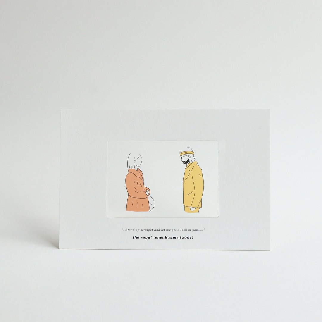 Love Senses Clear Postcard - Richie and Margot - 卡片/明信片 - 纸 透明