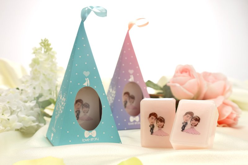 【定制】LOGO文字图腾人像手工皂单颗(订购前请先看说明) - 肥皂/手工皂 - 环保材料 多色