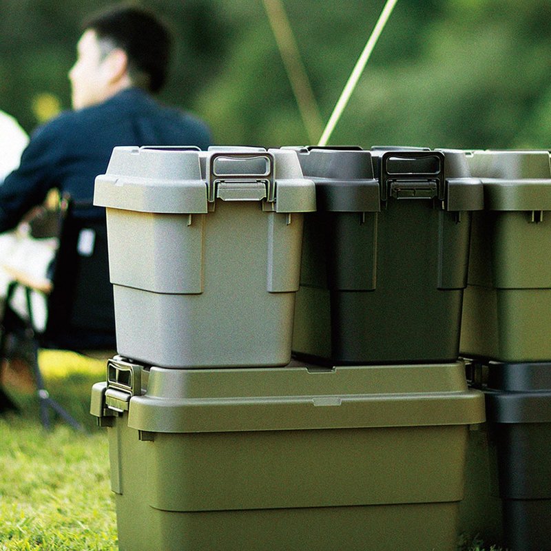 二代 TRUNK CARGO【20S】日制户外掀盖式耐压收纳箱 (深型) - 22L - 收纳用品 - 塑料 绿色