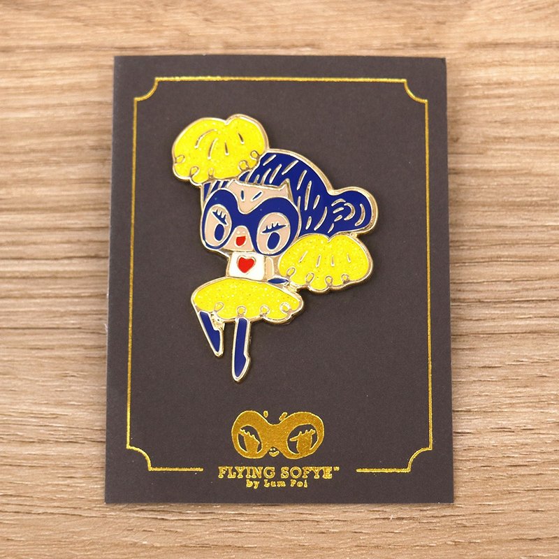 徽章/胸针/别针 - 女飞贼苏飞系列 打气苏飞款 - 徽章/别针 - 其他金属 金色
