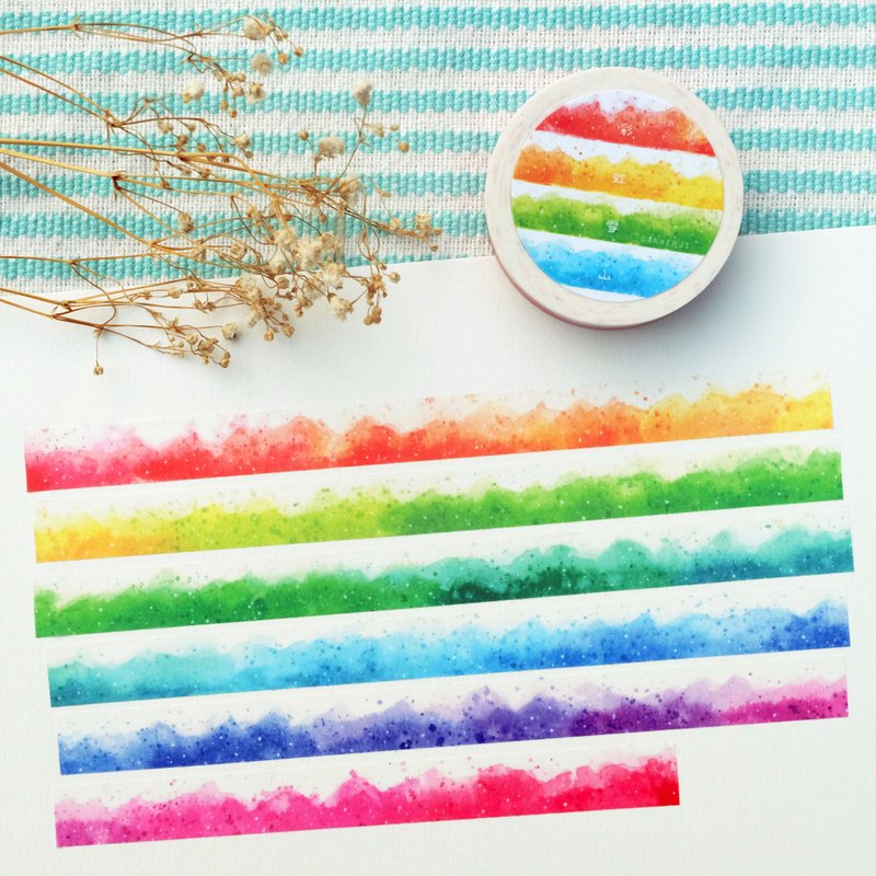 彩虹雪山 纸胶带 - 纸胶带 - 纸 多色