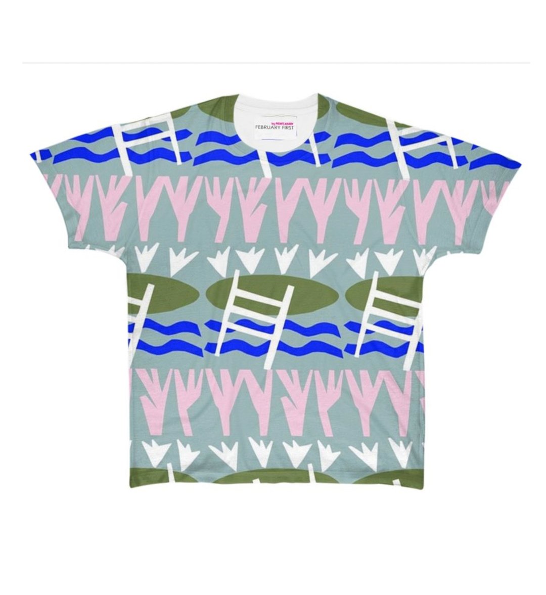 Stairs t-shirt by PRINTS.HARRY - 女装 T 恤 - 棉．麻 多色