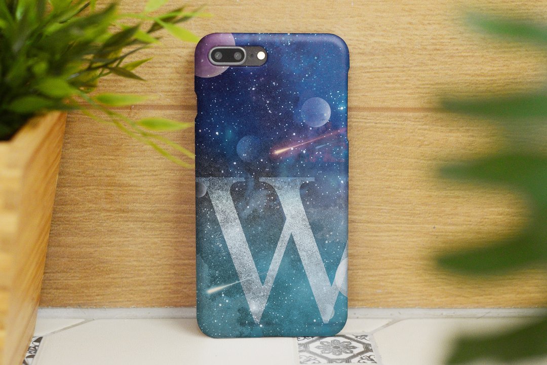 50-27 letter W iphone case for iphone 6,7,8, plus iphone xs, iphone xs max - 手机壳/手机套 - 塑料 多色