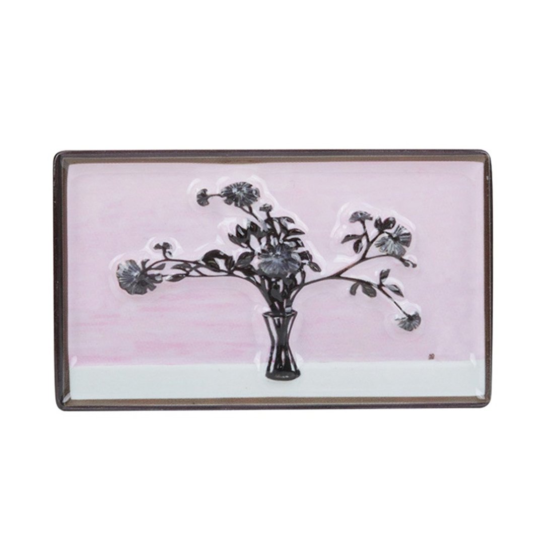 常玉-画框磁铁-瓶花 - 冰箱贴/磁贴 - 压克力 粉红色