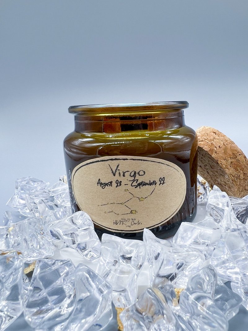 十二星座幸运蜡烛(处女座) - 蜡烛/烛台 - 蜡 蓝色