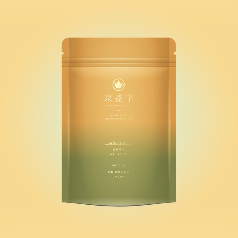 京盛宇【茶包】舒缓-油菊大麦茶 3g x10入(无咖啡因茶) - 茶 - 新鲜食材 橘色
