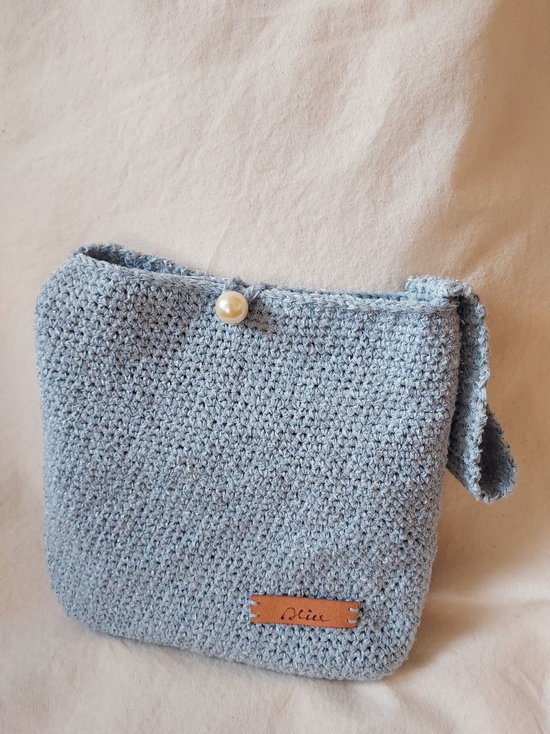 夏日追浪单柄拖特包。mini天空蓝 - 侧背包/斜挎包 - 聚酯纤维 蓝色