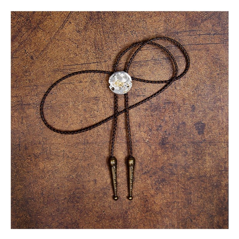 蒸汽朋克 steampunk 美国西部 复古牛仔 bolo 波洛领带 - 项链 - 其他材质 银色