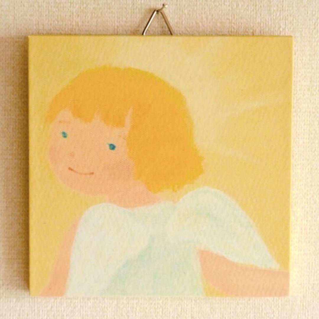 Mini panel No.30 / Fragment of memory - 海报/装饰画/版画 - 纸 黄色
