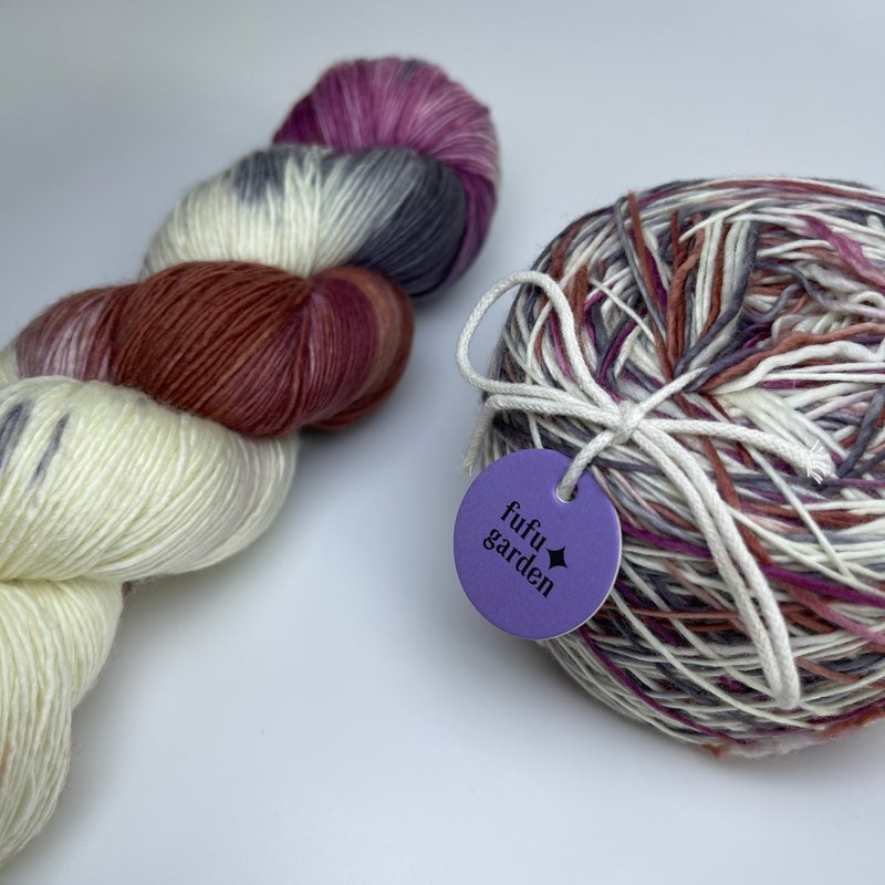 Fufugarden手染毛線織夢系列-100%Premium Merino Wool - 编织/刺绣/羊毛毡/裁缝 - 羊毛 