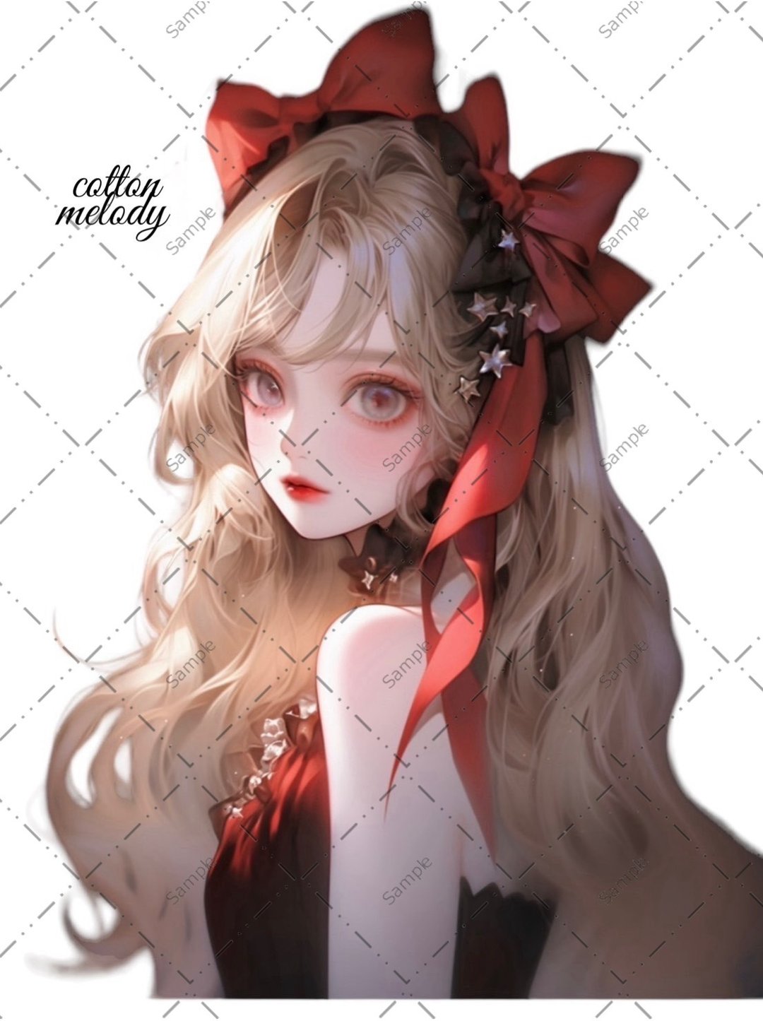 original sticker no.223 人物贴纸 原创贴纸 人物贴纸 女孩贴纸 原创人物贴纸 - 贴纸 - 纸 