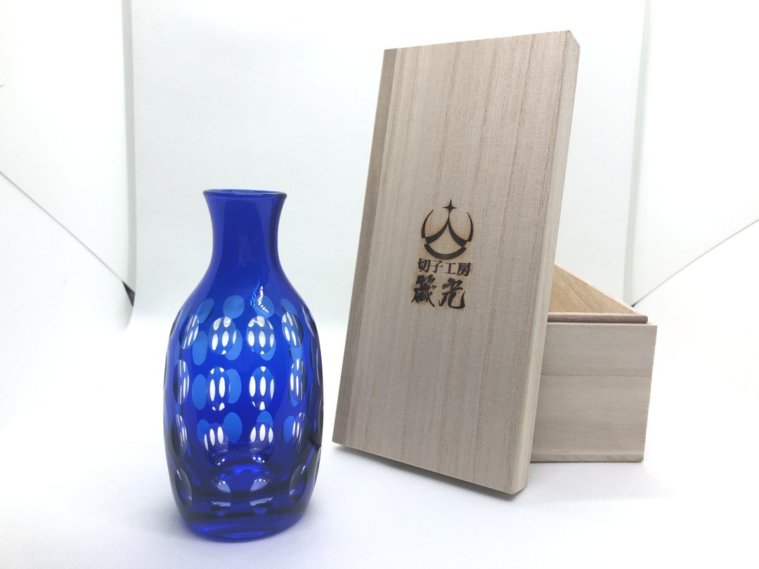 Tokkuri / Oval - 酒杯/酒器 - 玻璃 蓝色