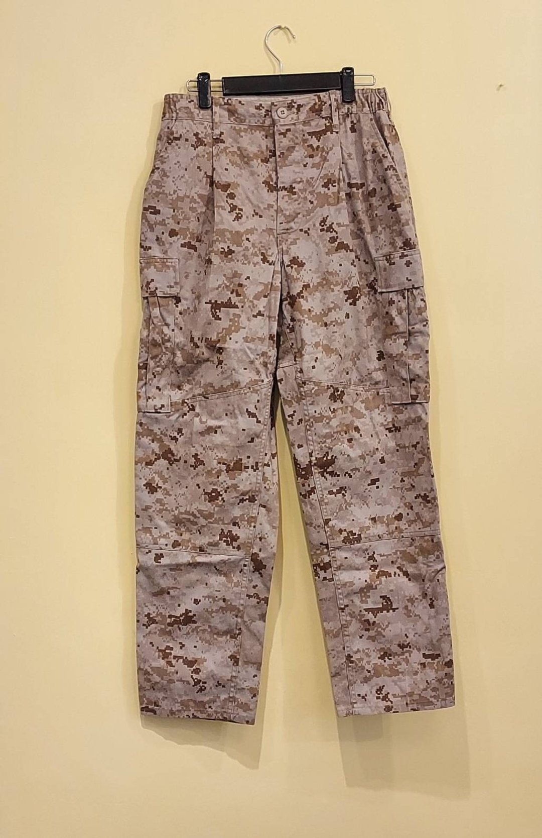 美军公发 USMC 海军陆战队抗撕裂数位沙漠迷彩野战军用长裤A款 - 男士长裤 - 棉 卡其色