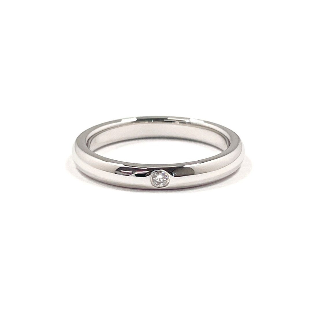 【日本直送 二手美品】10号 蒂芙尼 TIFFANY&Co. 戒指 叠戴细环戒指 艾尔莎·佩提 Pt950 铂金 - 戒指 - 贵金属 银色
