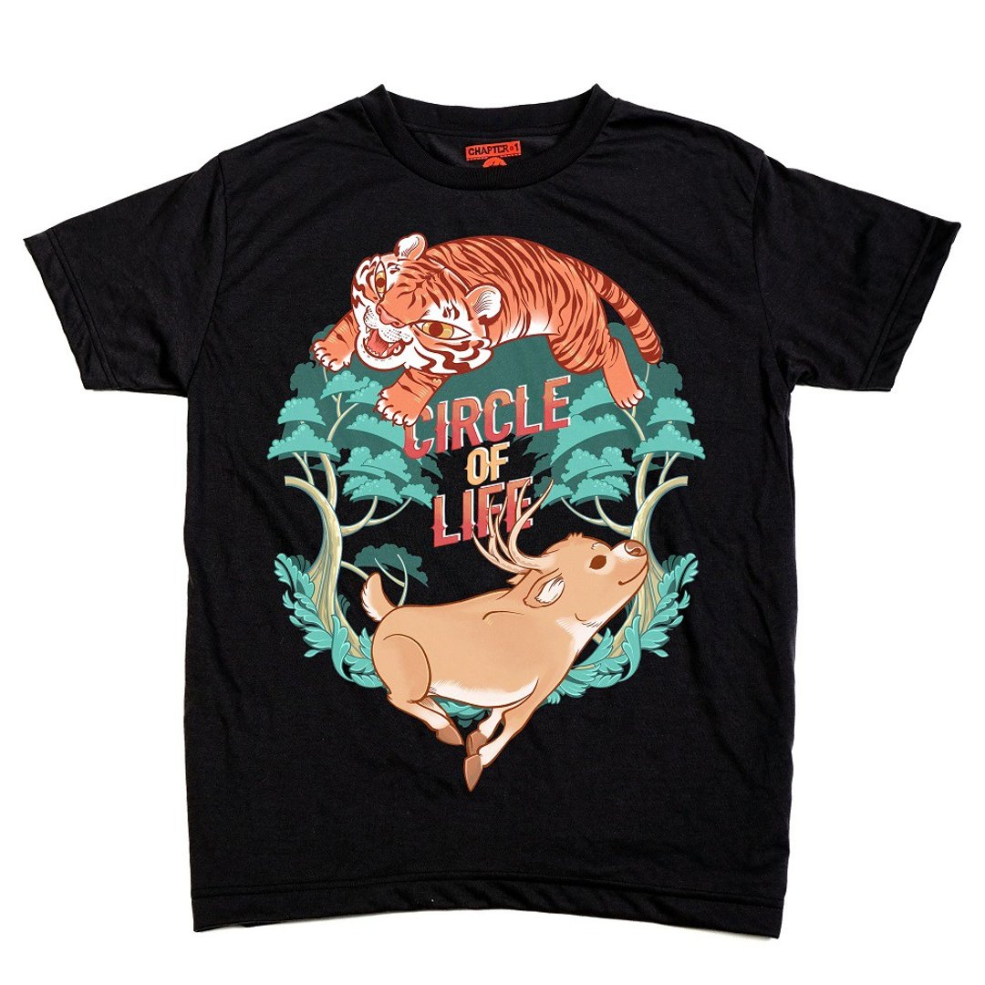 Cat Attack Chapter One T-shirt - 男装上衣/T 恤 - 其他材质 黑色