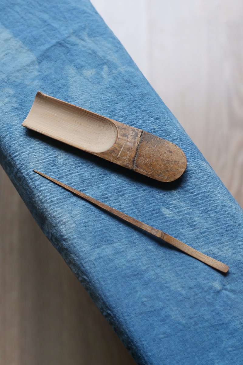 陈年老斑竹系列 | 原创手刻 | 茶则 茶针 | 低碳环保 - 茶具/茶杯 - 竹 咖啡色