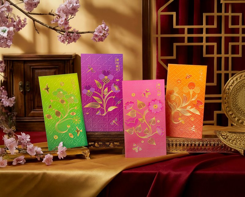 花影连芳丨利是廊 香港利是封 - 红包/春联 - 纸 多色